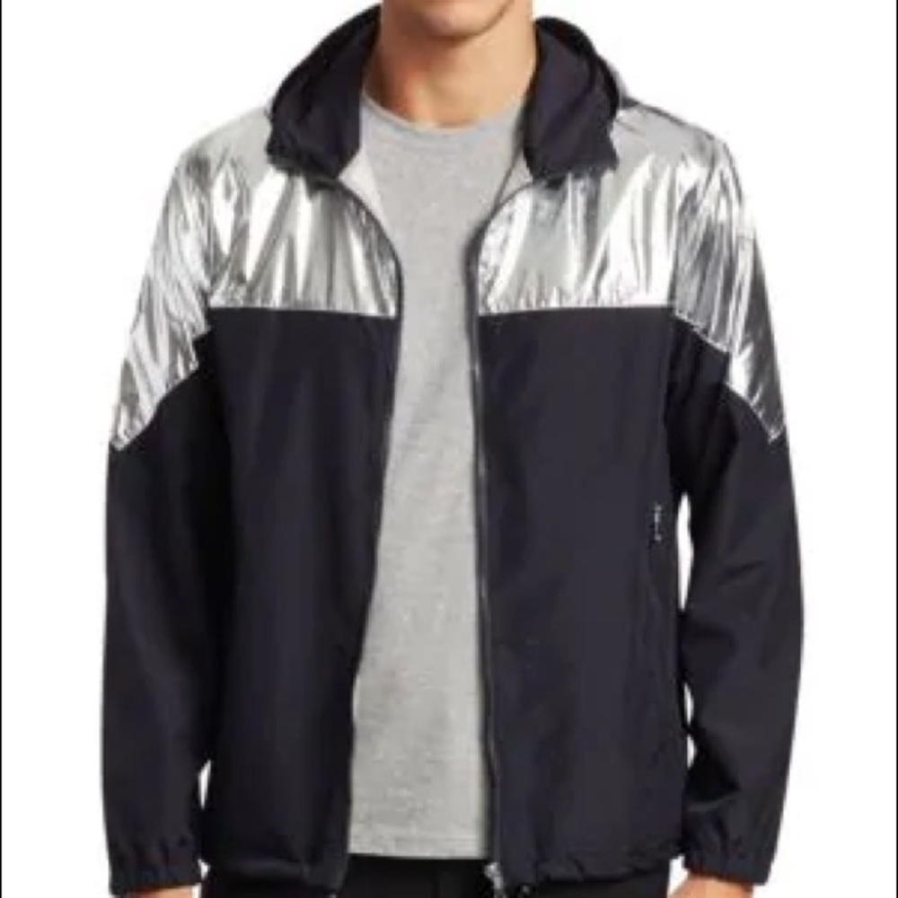 Metallic Colorblock Jacket. Never worn.